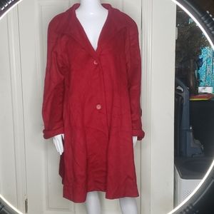 Beau Brem Vintage Red Peacoat Size 18